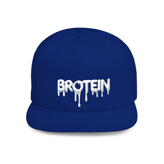 Camo Brotein Flat Bill Snapback Hat