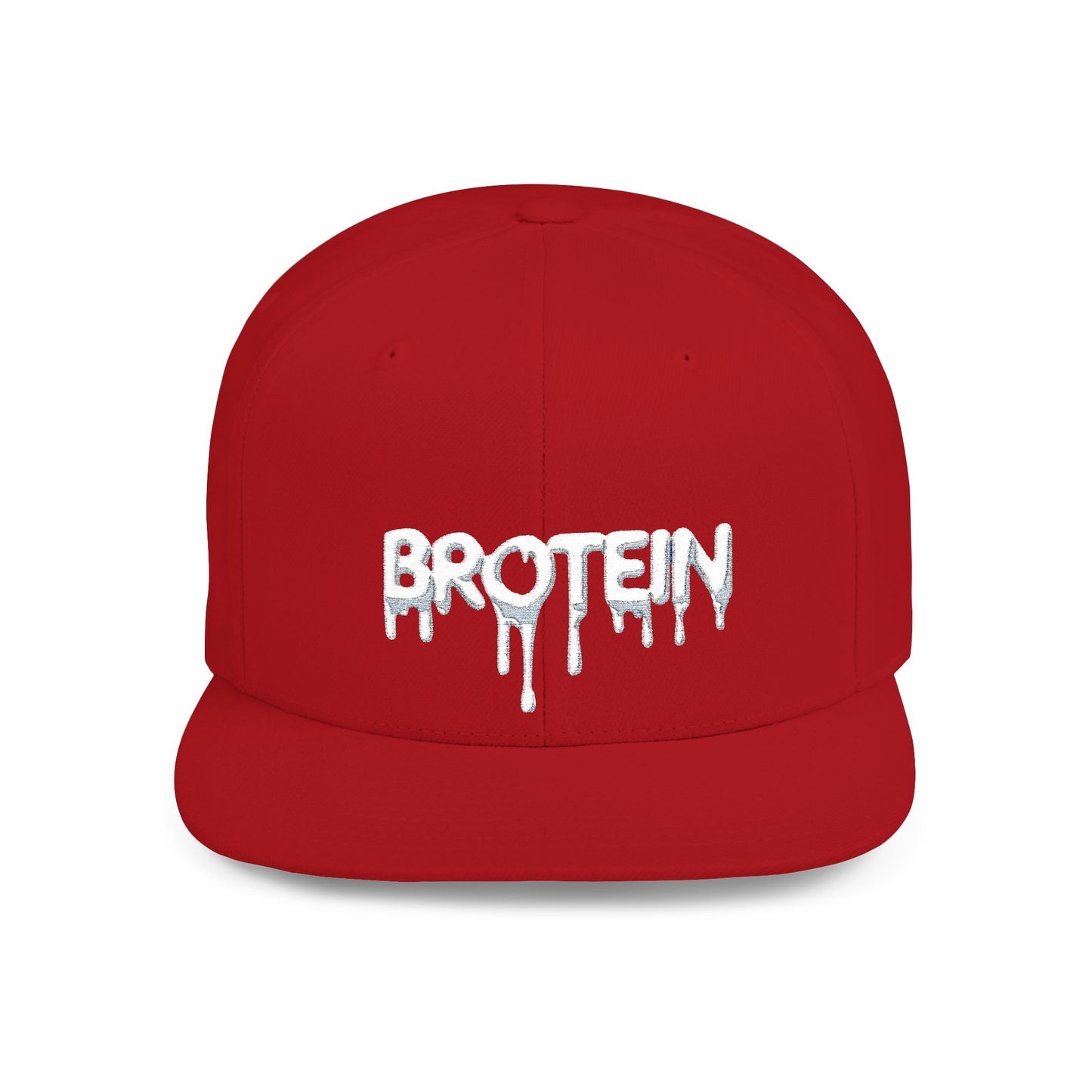 Camo Brotein Flat Bill Snapback Hat