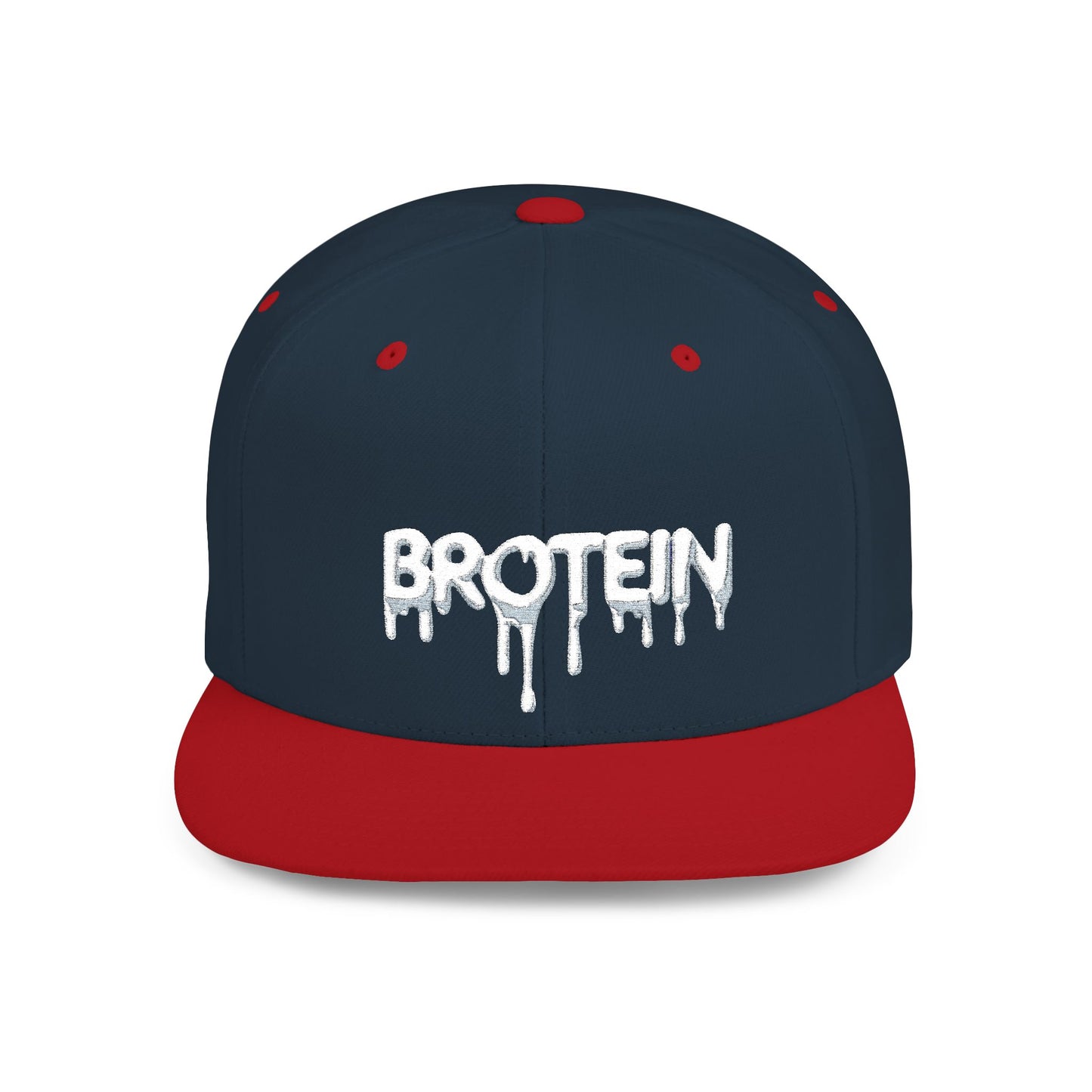 Camo Brotein Flat Bill Snapback Hat