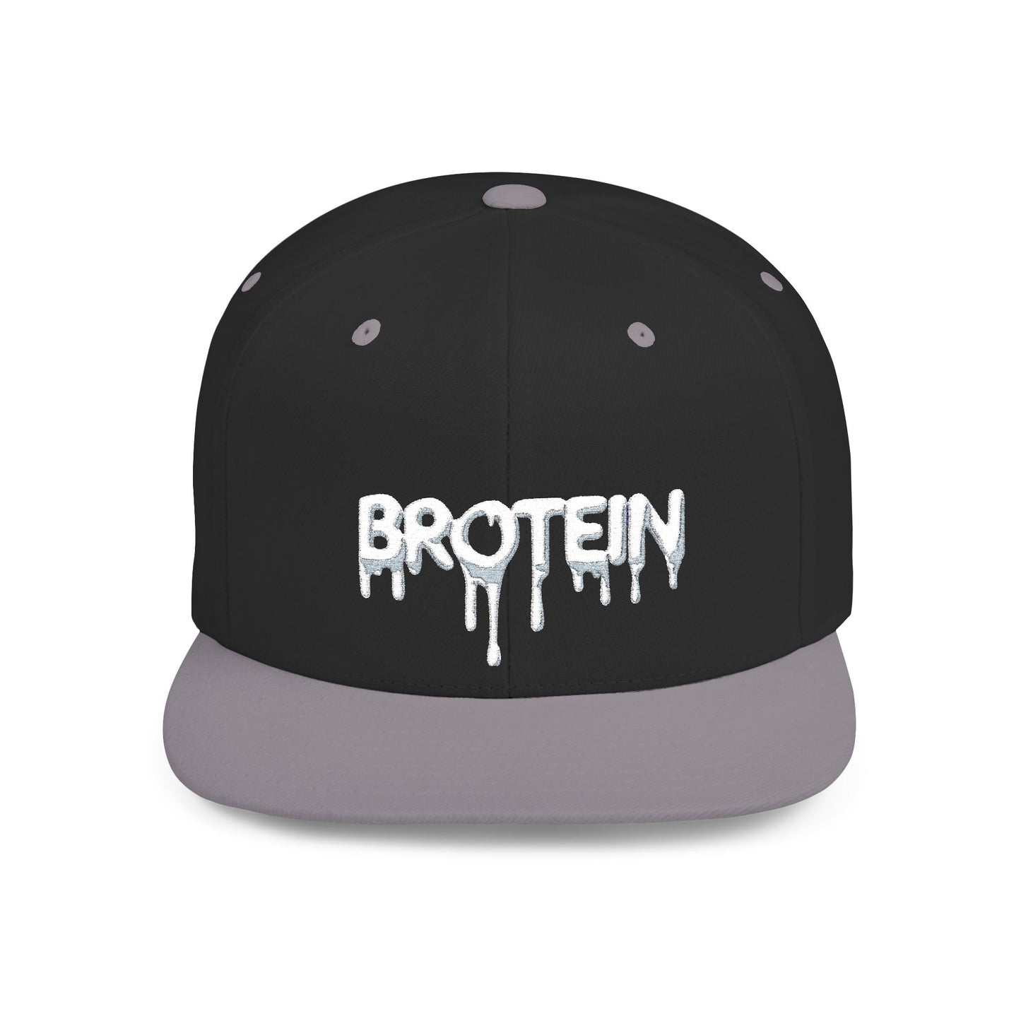 Camo Brotein Flat Bill Snapback Hat