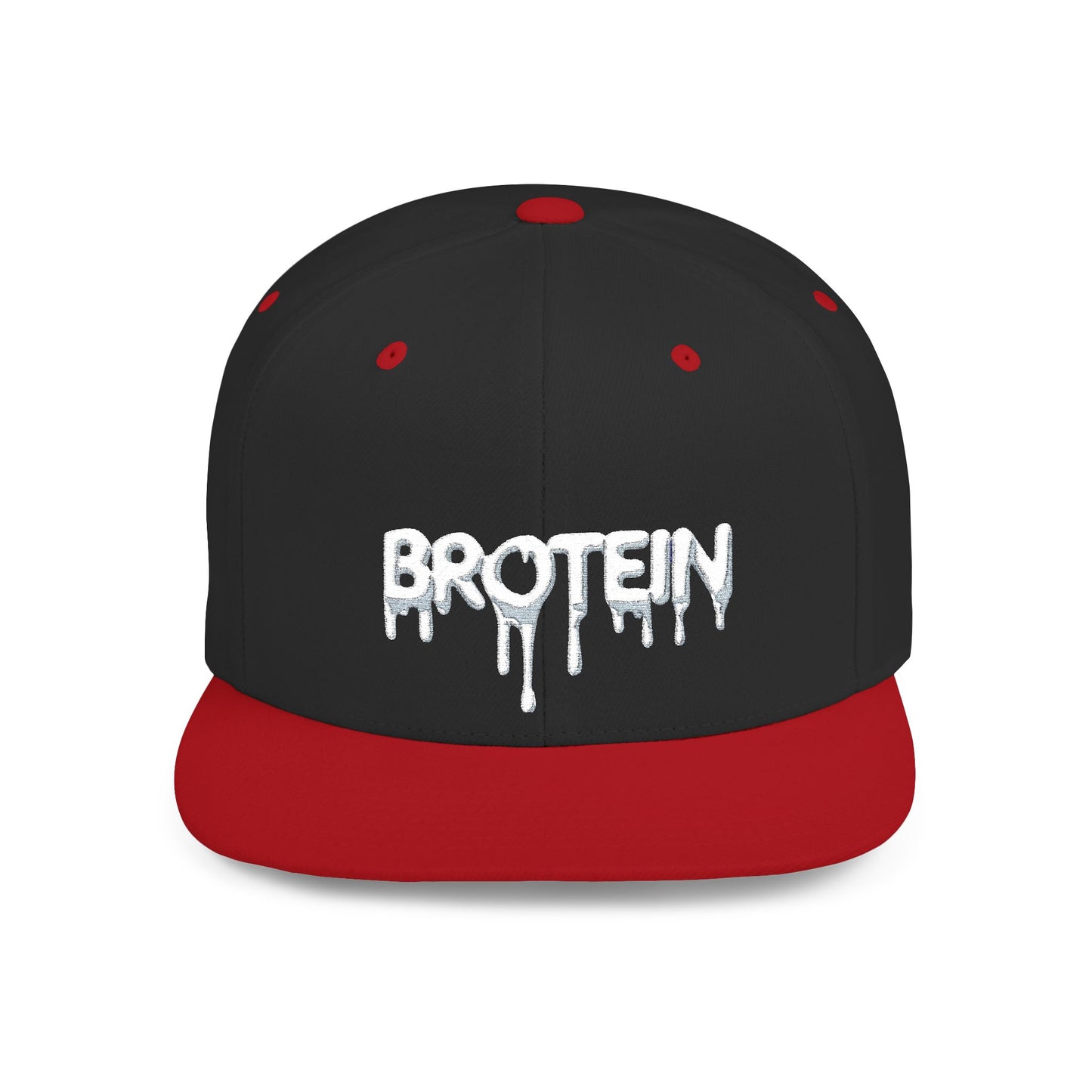 Camo Brotein Flat Bill Snapback Hat