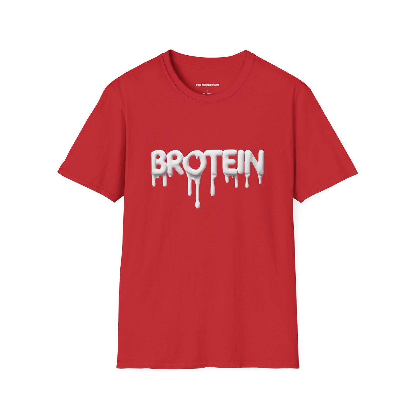 Brotein in White Graphic Tee
