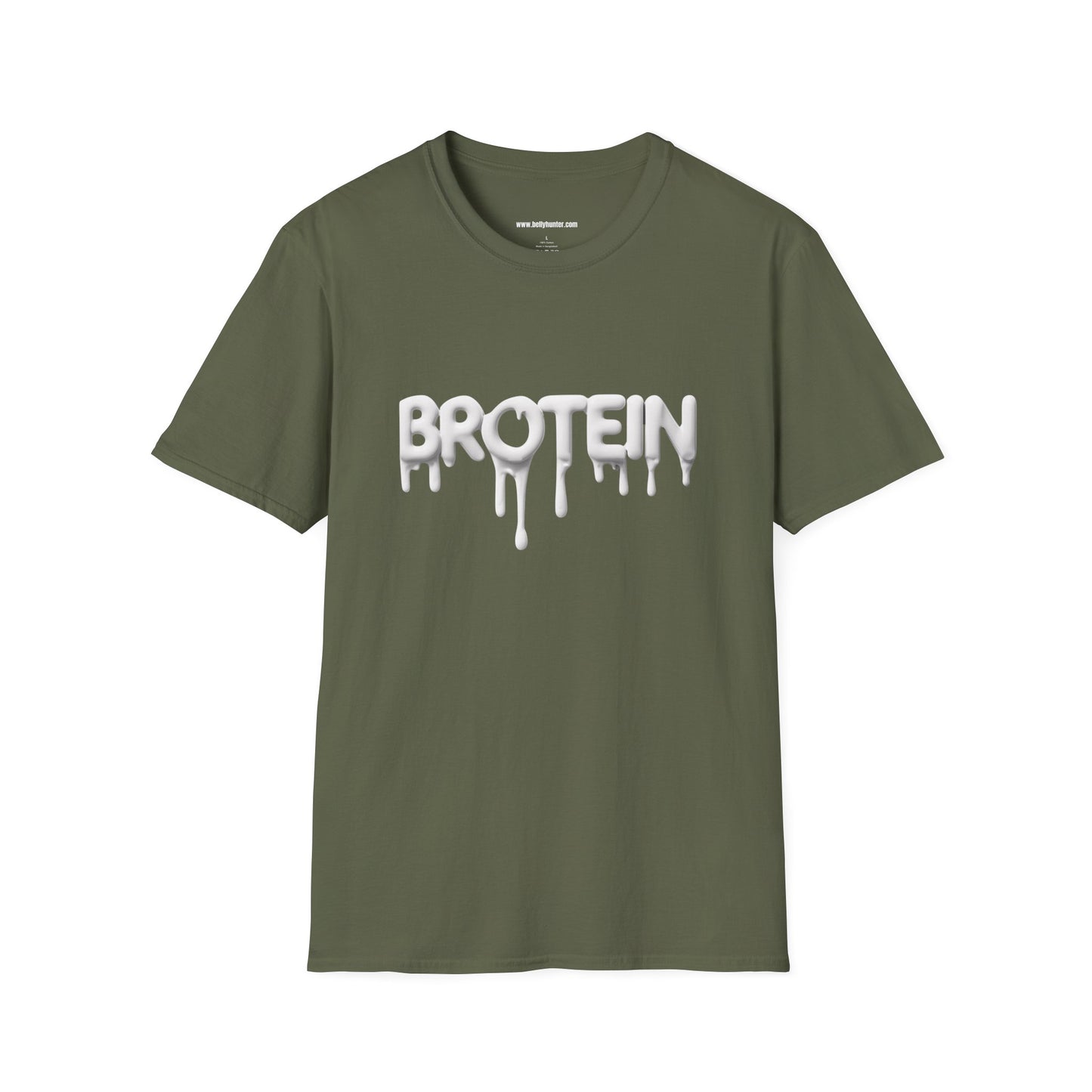 Brotein in White Graphic Tee